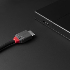 Lindy 2m USB 3.2 Type C to Micro-B Cable - High-Speed Data Transfer | 36622